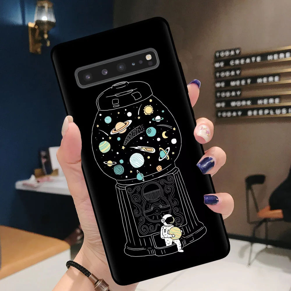 Чехол-накладка для Samsung S8 S9 S10 S20 Plus S7 Edge силиконовый с рисунком | Мобильные