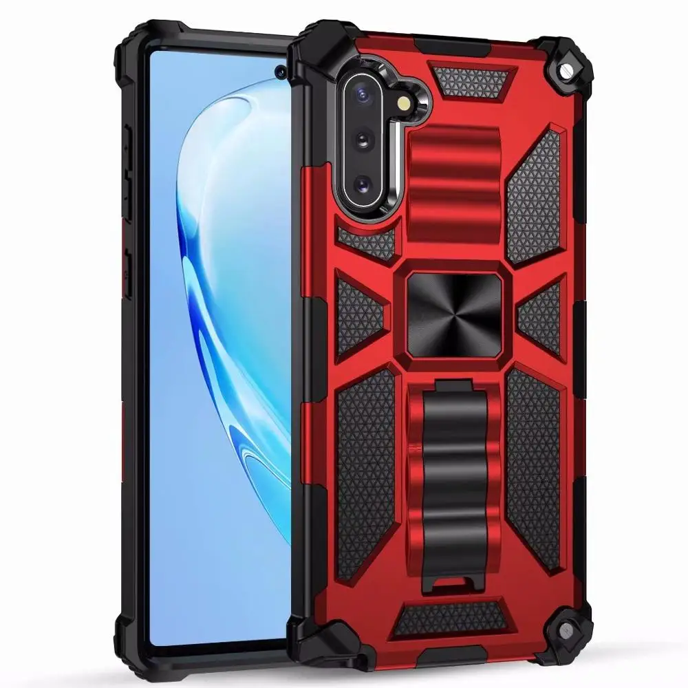 Magnetic Case Anti-Fall Shockproof Armor PC+TPU Protective Hard Stand for Samsung Galaxy S20 S10 Plus A71 A51 A50 A30S A50S | Мобильные