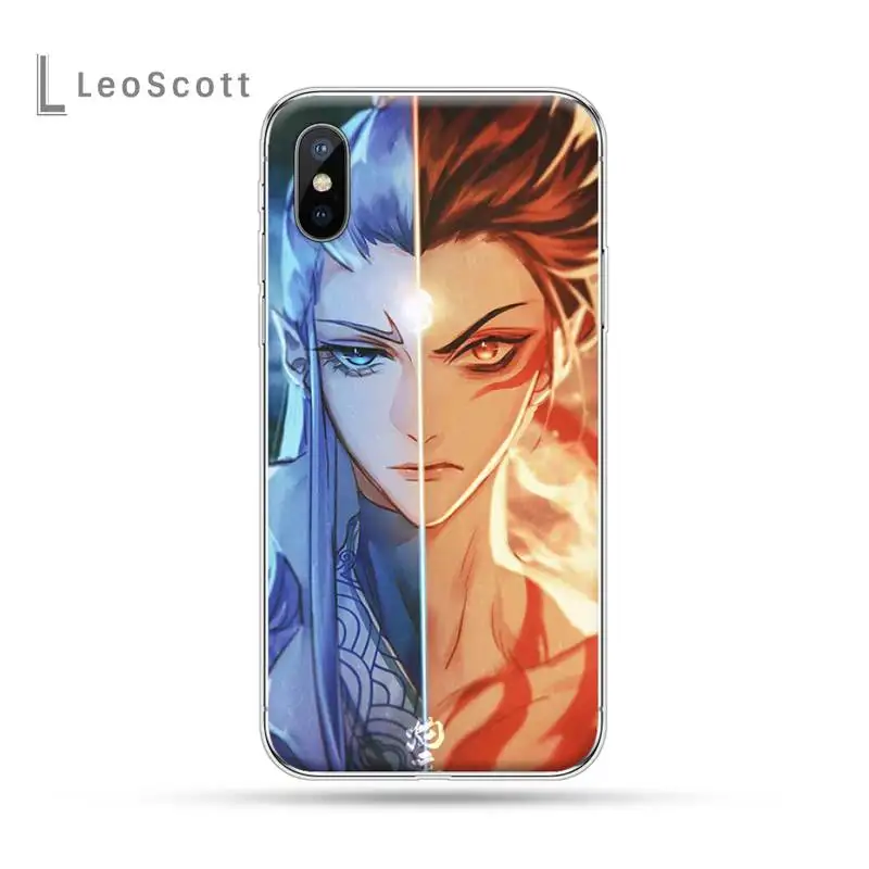 Волшебный ребенок Ne Zha Ao китайский аниме чехол для телефона прозрачный мягкий iphone