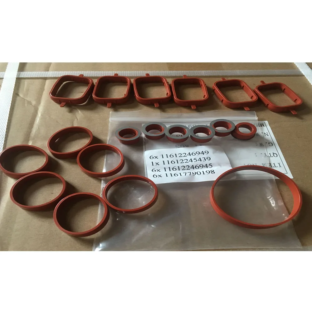 Уплотнитель впускного коллектора для BMW M57 E39 E60 E46 E38 E53 E83 E65 E61 E70 E71 E92 X3 X5 X6 11612246945