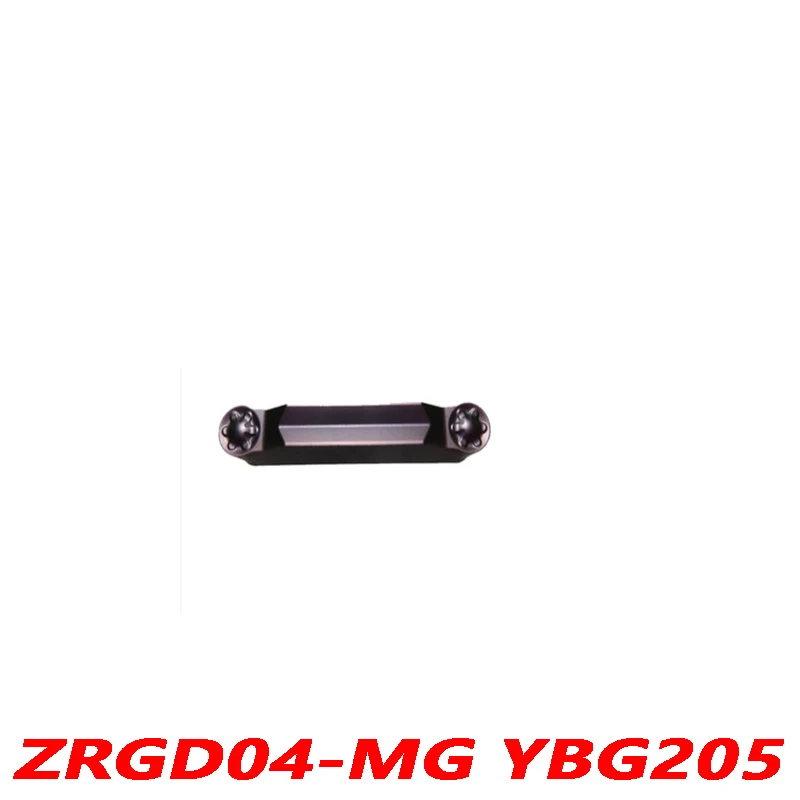 

100% Original ZRGD ZRGD04-MG YBG205 10pcs Carbide insert CNC Grooving Round Head Blade Processed stainless steel Efficient
