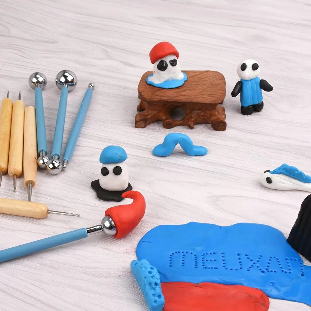 10 шт. точечные инструменты шарики для мандалы живопись скалы гончарная глина