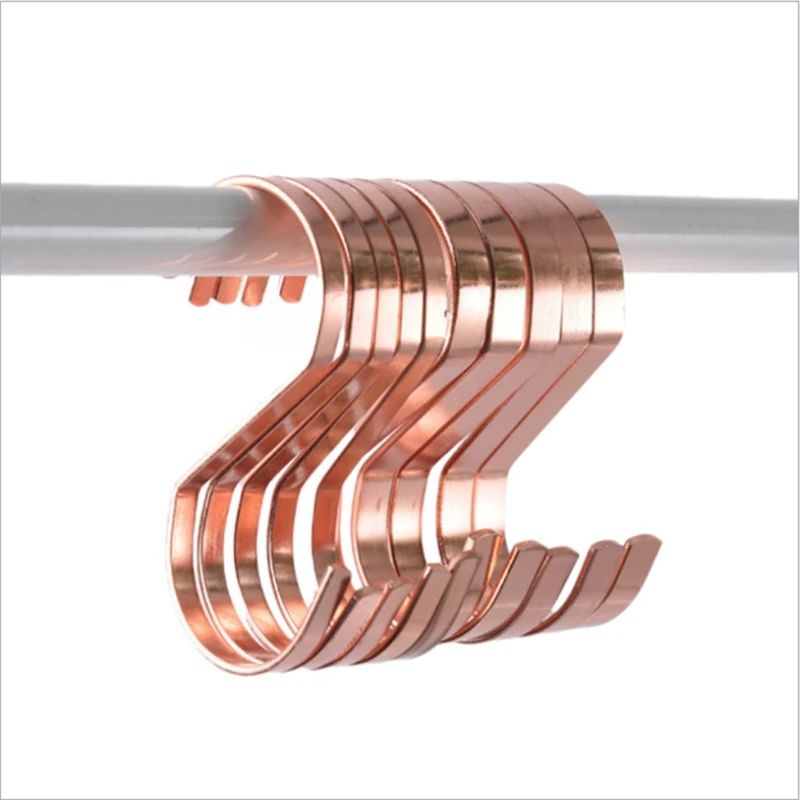 Акция! S-образный крючок из нержавеющей стали сушилка искусственный розовое