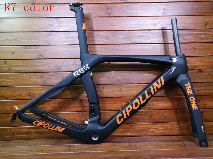 R7 color Новая модель Cipollini RB1K T1100 3k углеродная рама для дорожного велосипеда гоночный набор углеродных велосипедов Сделано в Тайване can XDB корабль - Цвет: R7 color