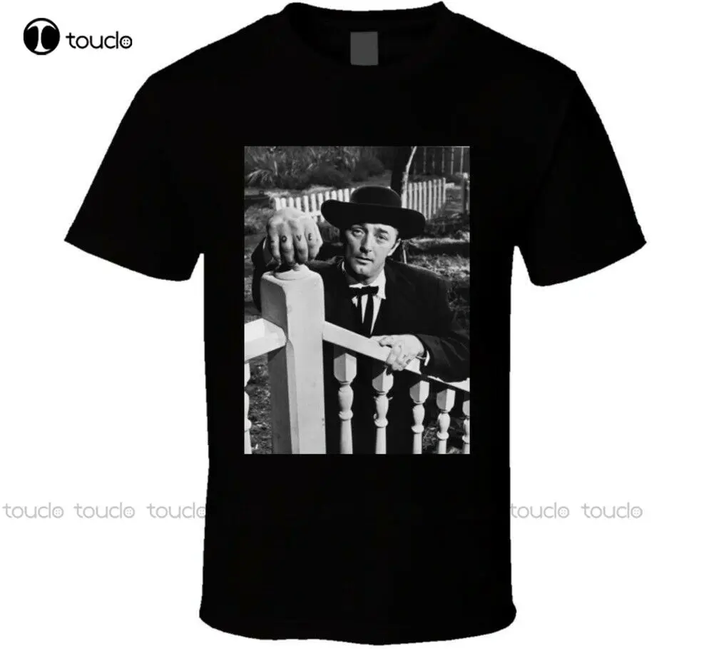 

Love Hate Finger Tattoo Preacher The Night Of The Hunter 1955 T Shirt beach shirts for men