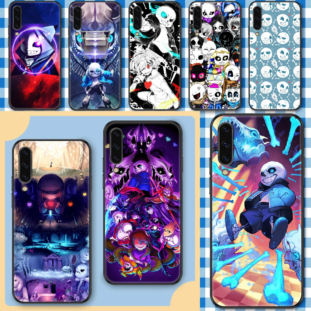 

undertale sans game Phone Case For Samsung Galaxy A 10 12 20E 21S 30 32 40 50 51 52 70 71 72 5 6 7 2016 2018 black pretty Etui