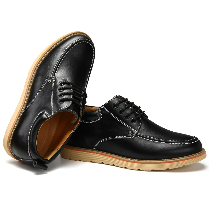 Valstone/Мужская качественная кожаная обувь с микрофиброй Осенние повседневные