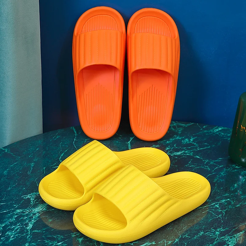 

EVA Women Men Unisex Slippers Shoes Summer Bathroom Slipper Couple Indoor Sandals Fashion Home Slippers Non-slip Floor Flip Flop