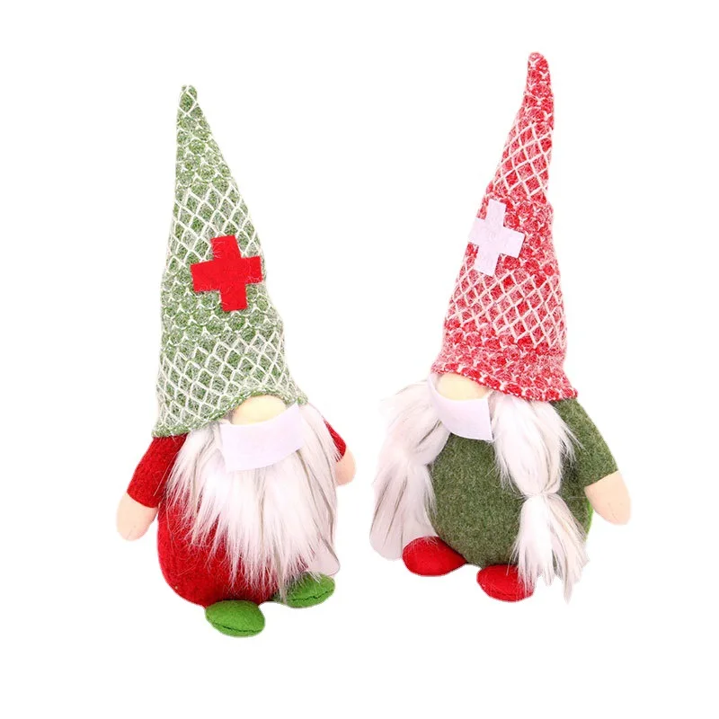 

2022 Happy New Year And Christmas With Mask Faceless Forest Old Man Doll Doll Mask Shape Gift Christmas Gift