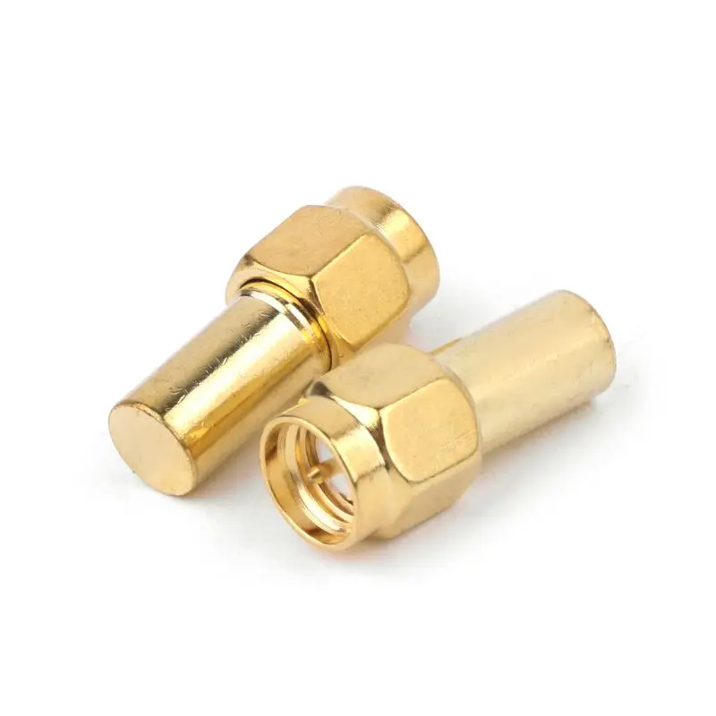 5 шт. DC-3GHZ радиочастотный коаксиальный адаптер SMA-штекер концевой фиксатор