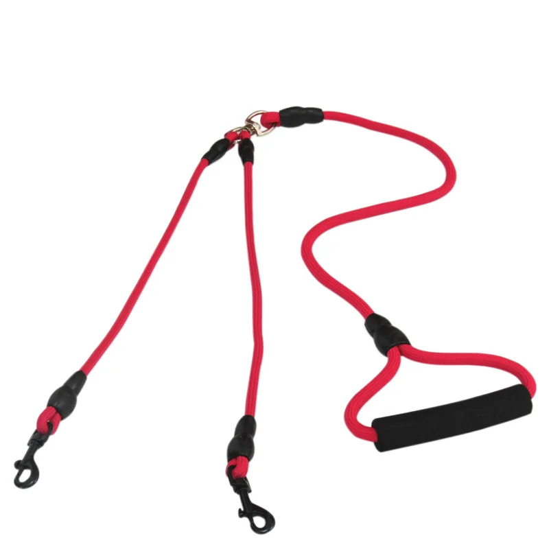 

The new pet traction rope double dog leash yituo two dog dog rope chain pet supplies wholesale
