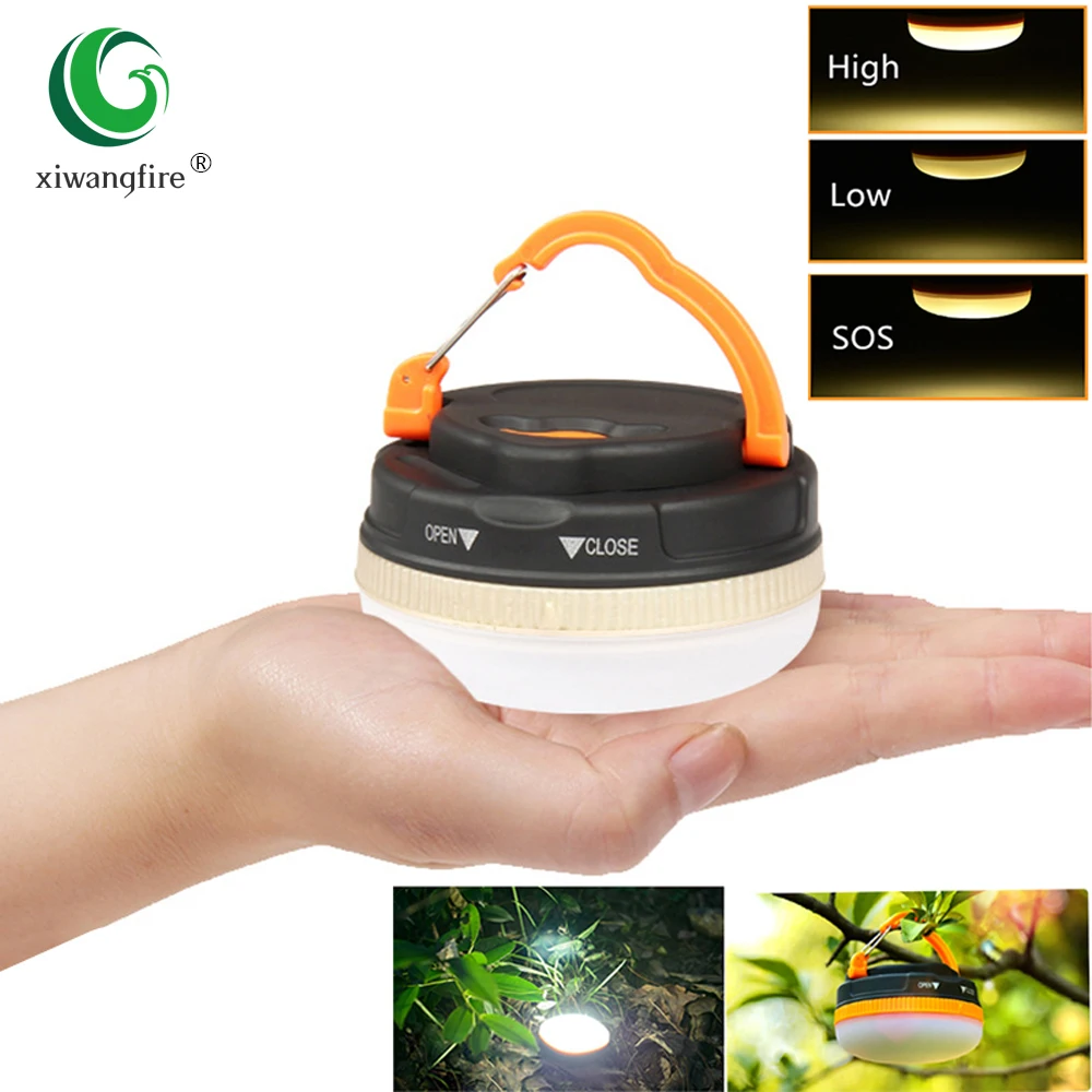 

Super Bright Mini Portable Camping Lantern Night Light 3w 3 Modes Waterproof LED Camping Light Outdoor Emergency Working Lamp