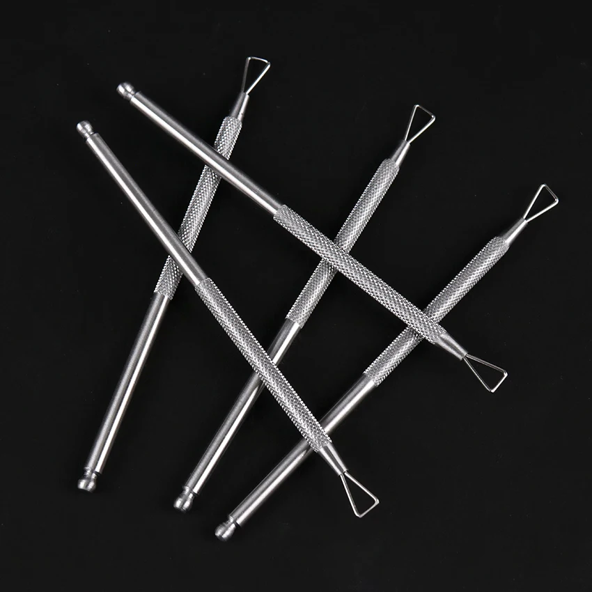 1 шт. гелевая панель для ногтей из нержавеющей стали удаления инструменты ухода