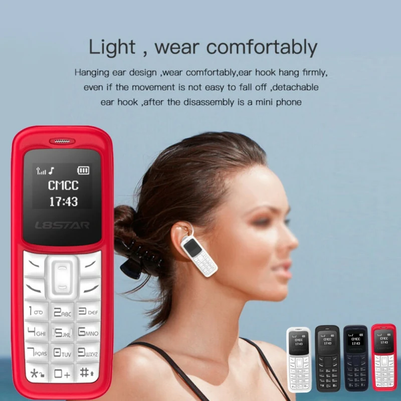 

Bluetooth Dial Up Headset Mobile Phone BM30 Pocket Smallest GSM Mobile Phone Bluetooth Dial-Up Headset Dialer Cellphone
