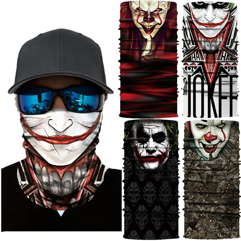Уличный шарф Joker для велоспорта мужчин и женщин Солнцезащитная бандана шарфы