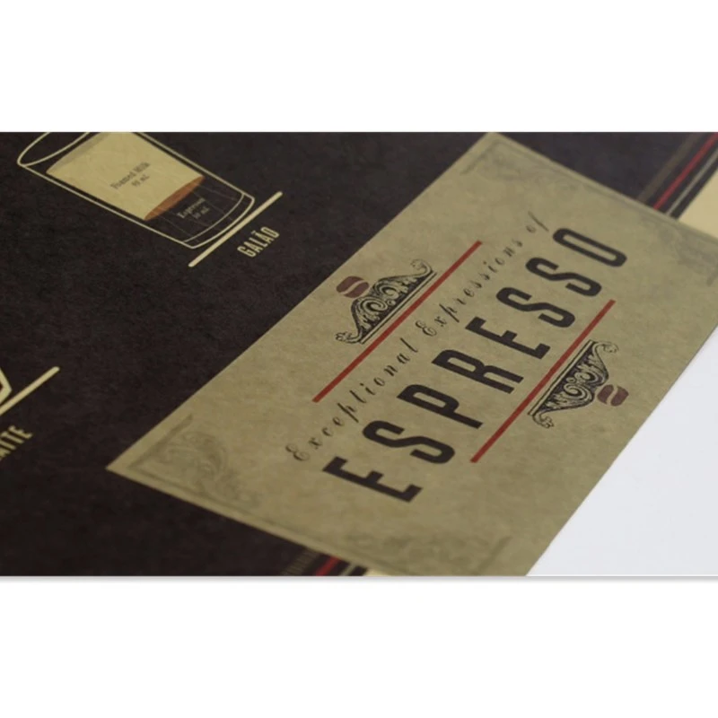 Винтажный эспрессо Итальянский кофе подходящая схема постер Настенный декор