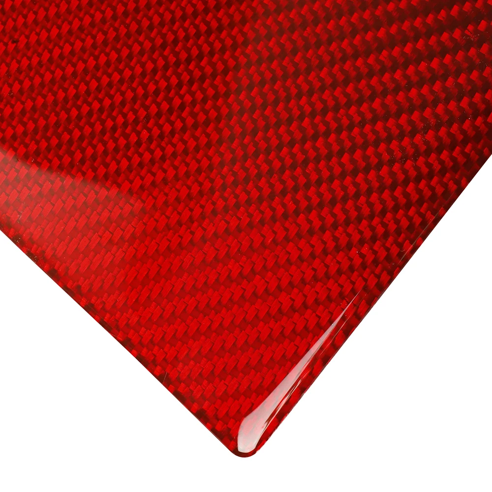 

3pcs Carbon Fiber Sticker Gear Shift Panel Trim Cover Car Styling Interior Moulding Decorabtive Strips For Ford Mustang 2009-13