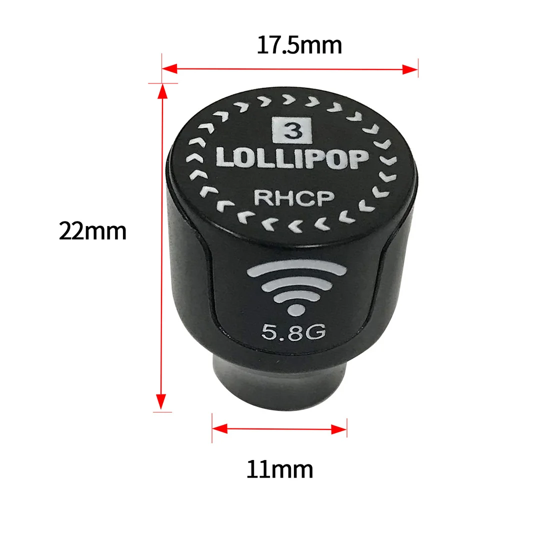 JMT Stubby 5 8 ГГц 2.5Dbi RHCP/LHCP SMA антенна для FPV гриб 8g RC Racing вертолет Дрон|Детали и