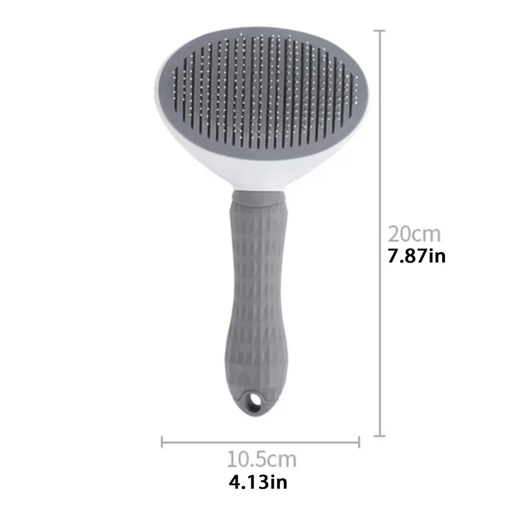

Pet Comb Brush Removal Comb Grooming Cats Hair Remove Selfcleaning Flea Comb For Dogs Grooming Toll Automatic Hair Brush