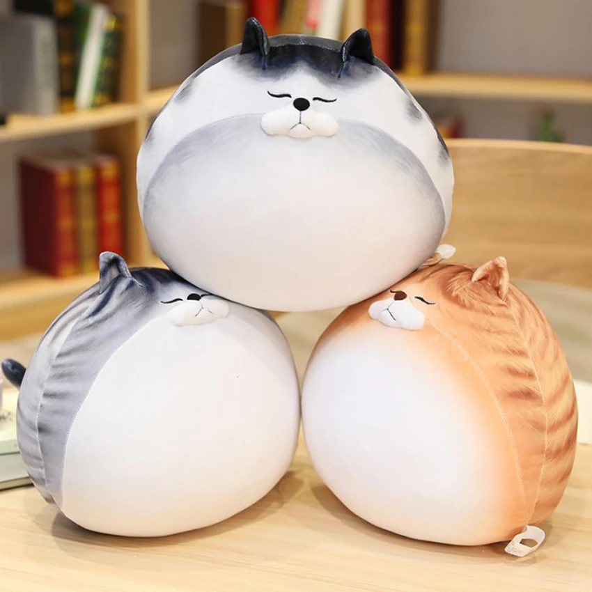 1 шт. мягкая и двусторонняя плюшевая японская милая кукла в виде котенка яйца