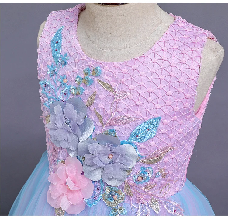 Детское нарядное платье Эльза для девочек дня рождения Детские платья