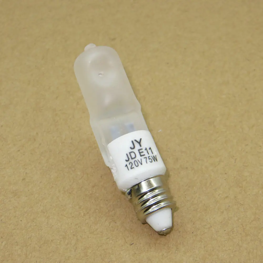Упаковка из 5 галогеновых мини канделябр E11 цоколь 120V ~ 130V JD матовый 75W сценический