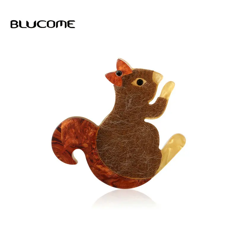 Blucome Изысканная брошь БелКА акриловая искусственная лошадь градом корсаж для