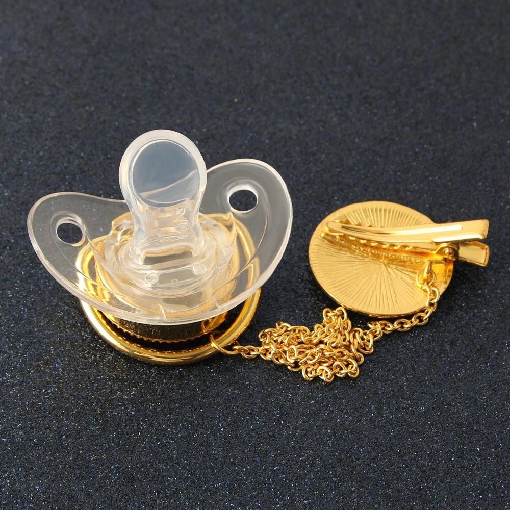 Роскошные Детские Bling соску со стразами белый жемчуг кристалл Ортодонтическая