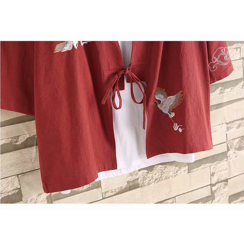 красный черный синий кардиганы женские 2020 кимоно женское японское юката