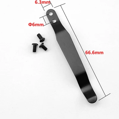 New Stainless Steel Back Clip for DIY Folding Pocket Knife Tool Accessories Custom Holder | Инструменты