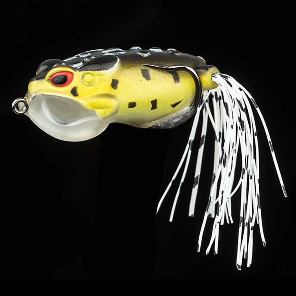 

5/Pack Fishing Lure Set Soft Plastic Frog Lures Topwater Bionic Swaim Bait for Bass Salmon Freshwater Saltwater Fishing