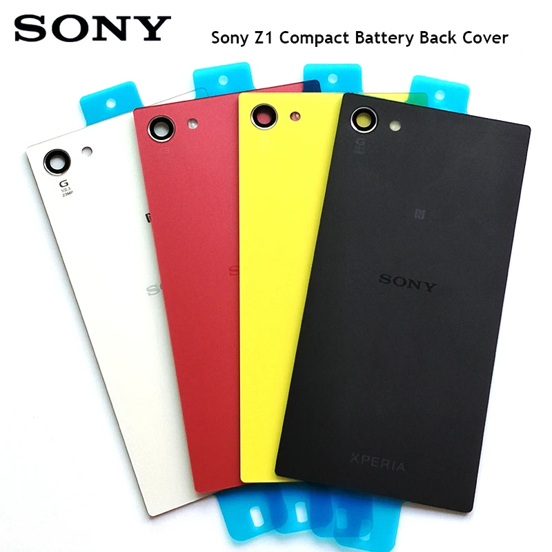 Оригинальный компактный пластиковый чехол Sonyz1 для задней крышки батарейного