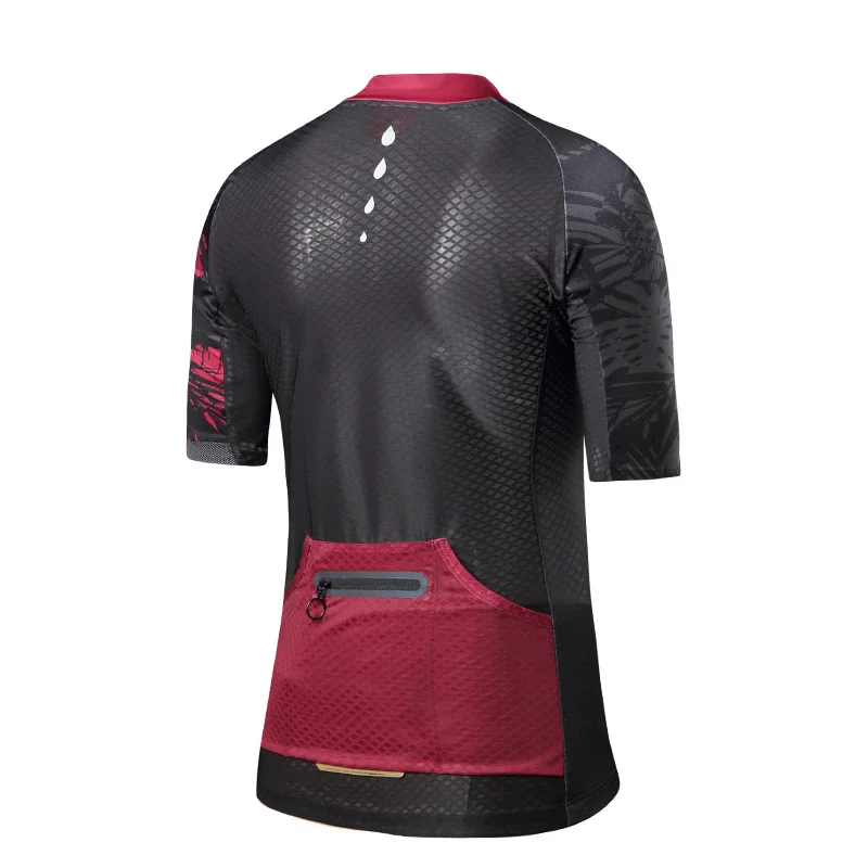 Santic для женщин Велоспорт Джерси Pro Fit дорожный MTB велосипеда с коротким рукавом