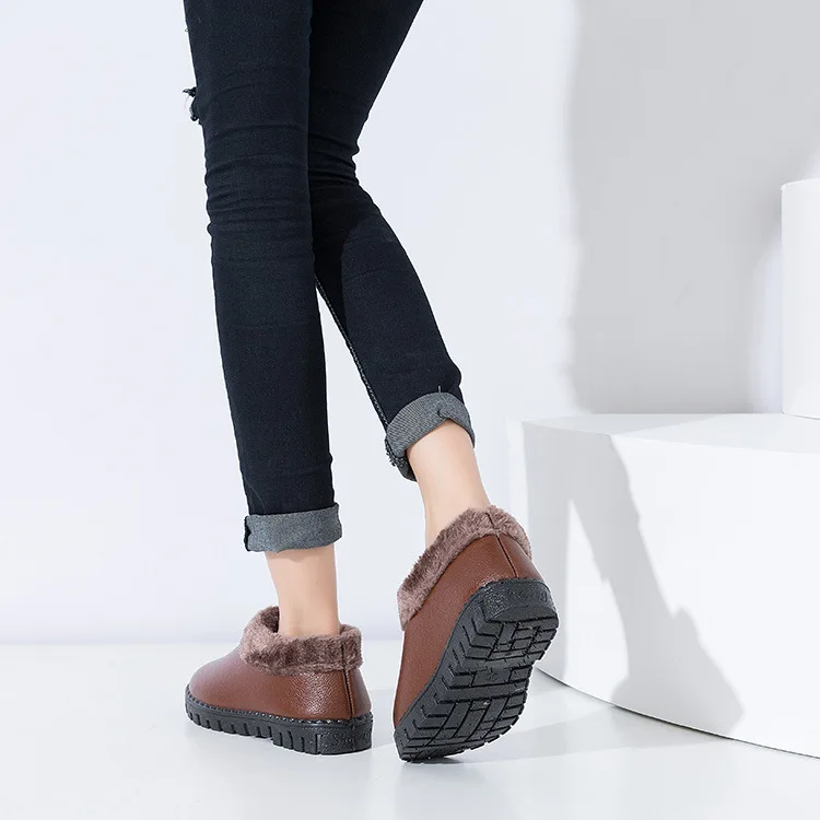 Женские зимние ботинки из натуральной лисьей кожи sdc2 | Обувь