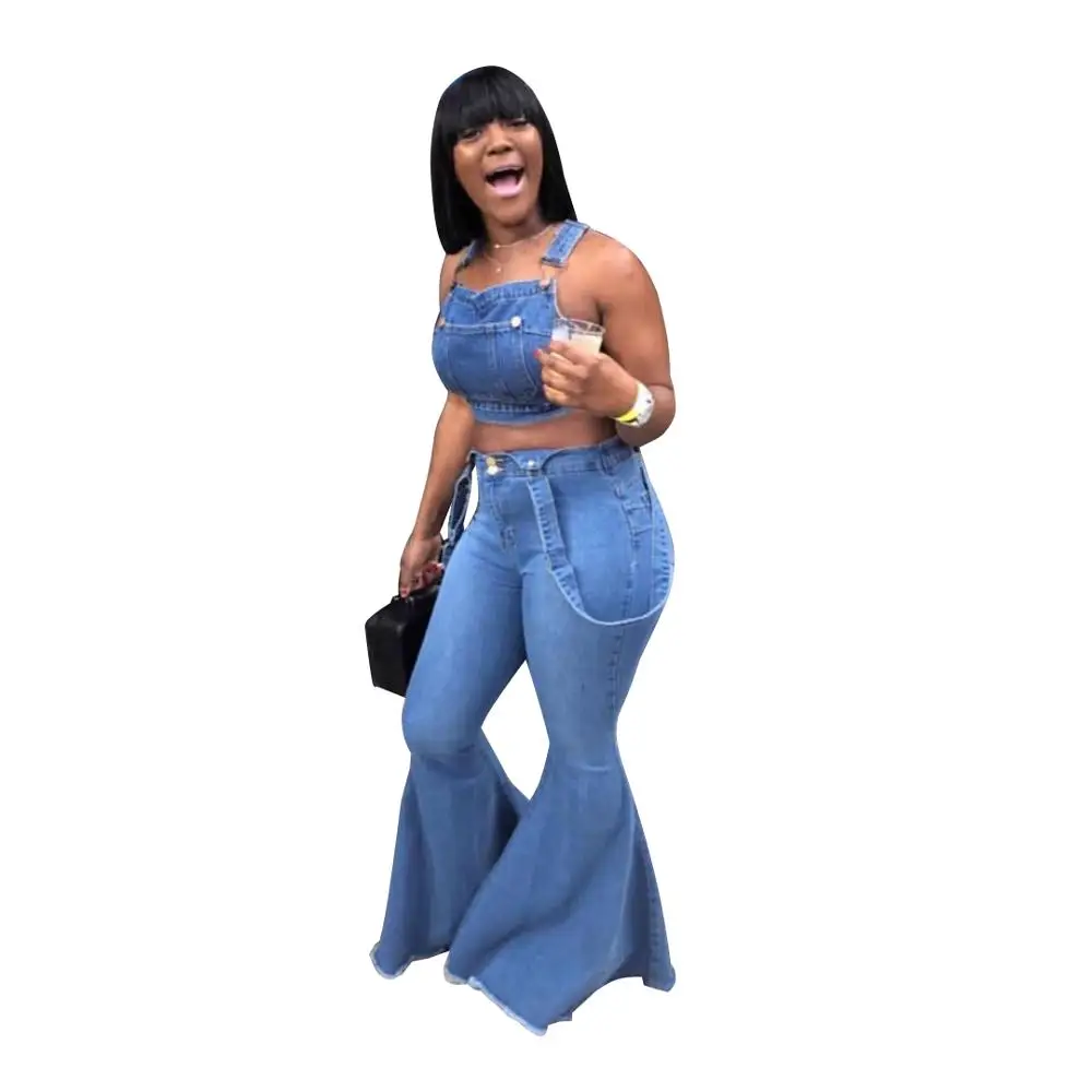 Wjustforu расклешенные джинсы с колокольчиками для женщин повседневные обтягивающие