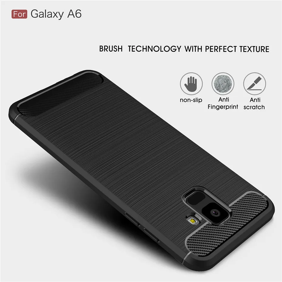 Чехол Beworlder для Samsung Galaxy A6 Plus 2018 силиконовые облегающие чехлы из ТПУ нескользящая