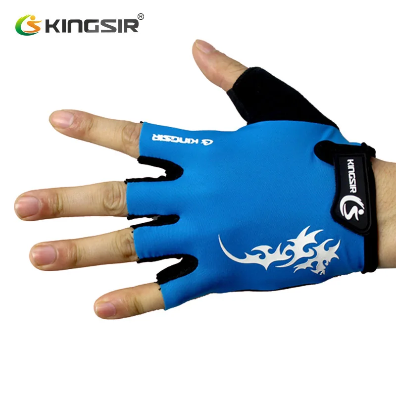 Перчатки KINGSIR Мужские дышащие противоударные Нескользящие митенки для горного