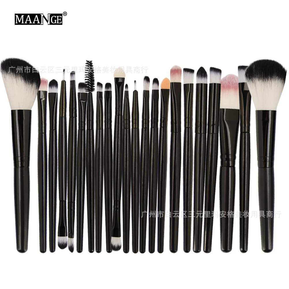 Hot Selling MAANGE 22 Eye Makeup Brush Set Eyeshadow Eyebrow Brushes Makeup Tools Good Cosmetic Gift Set for Women