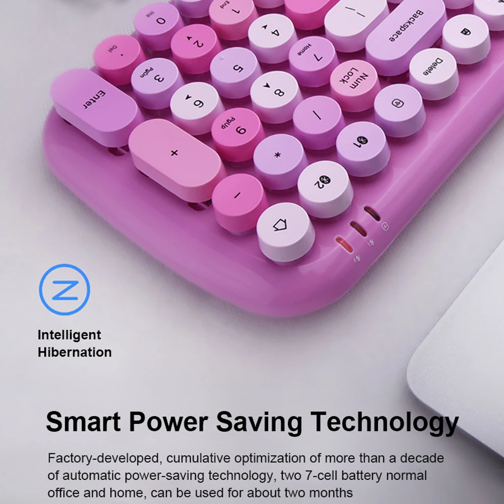 2 4G Беспроводная игровая клавиатура мышь набор двойной режим Bluetooth для ПК геймера