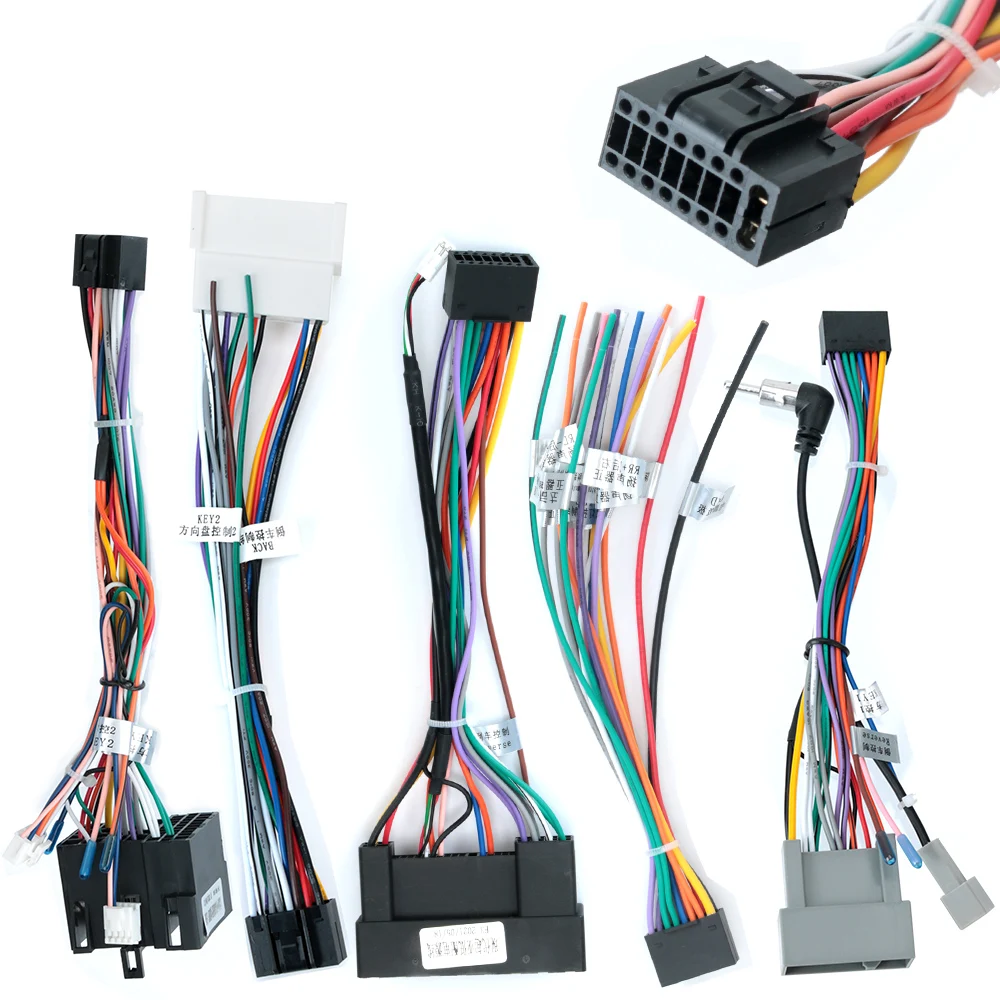 2 Din Автомобильный Android радио кабель для Suzuki Buick Volkswagen ISO Hyundai Kia Honda Toyota Nissan Mitsubishi