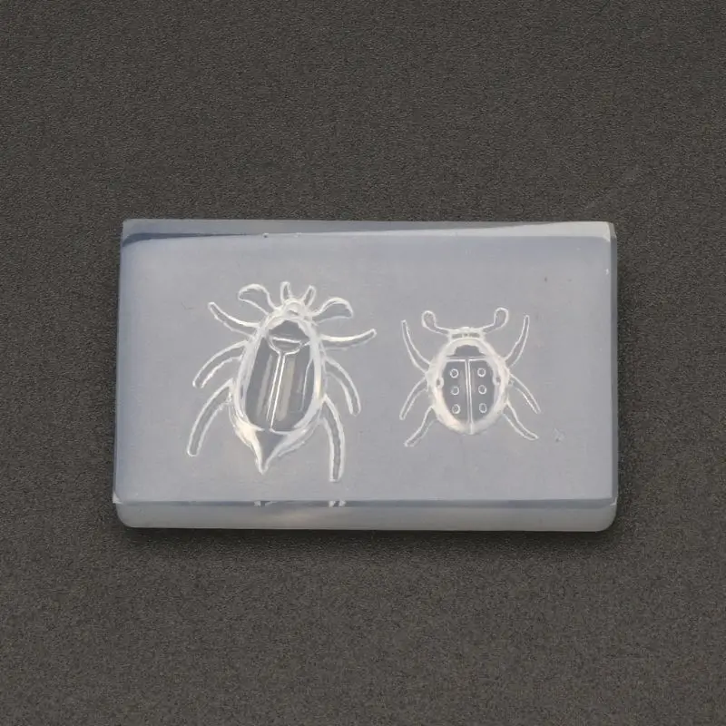 

Cute Ladybug Beetle Pendant Insect Resin Silicone Mold Jewelry Making Tools