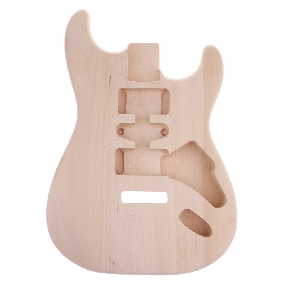 

Wood Electric Guitar Unfinished Body for ST Guitar Accessory Part
