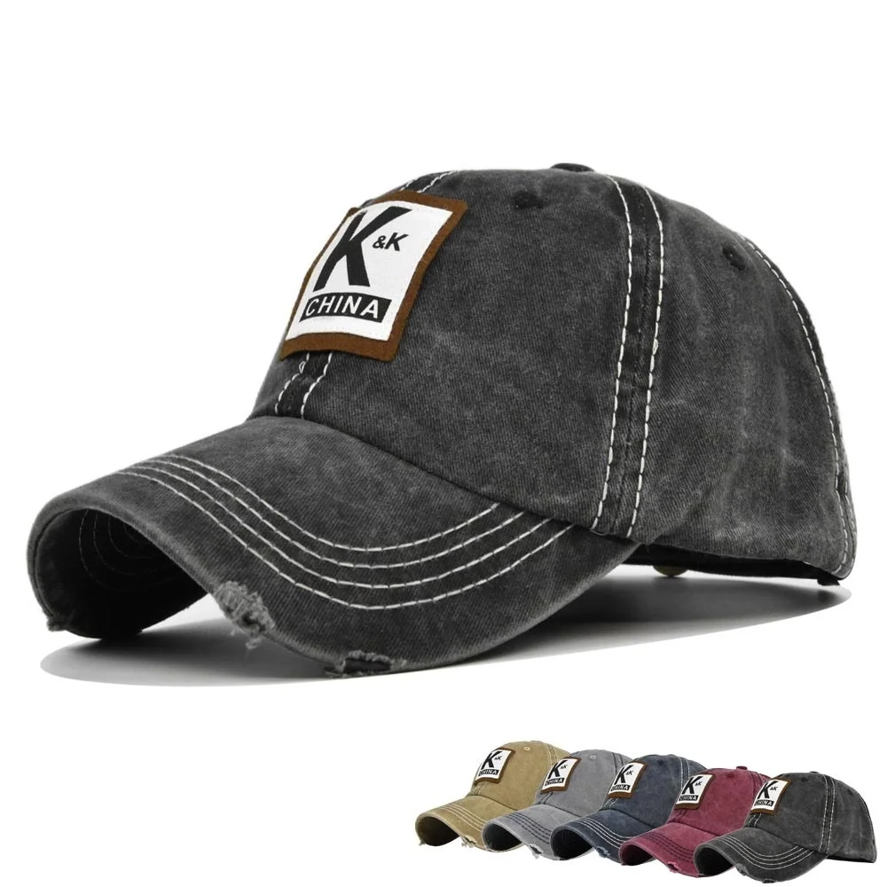 

New baseball cap pasted duck tongue cap old baseball cap curved brim sun visor