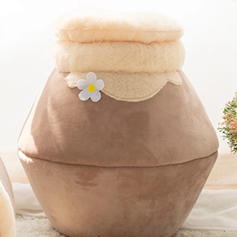 Милый горшок домик для кошек с молочной подушкой складная Закрытая кошачья