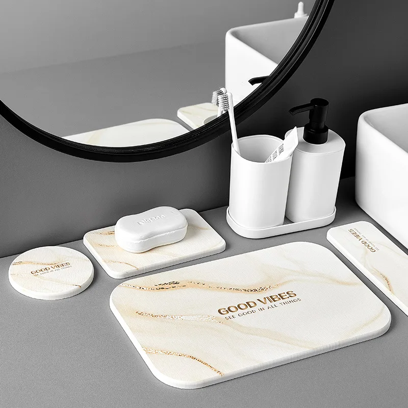 

Быстросохнущая Водонепроницаемая подставка, впитывающая подставка для мыла в скандинавском стиле, Абсорбирующая подставка для кухни с диа...