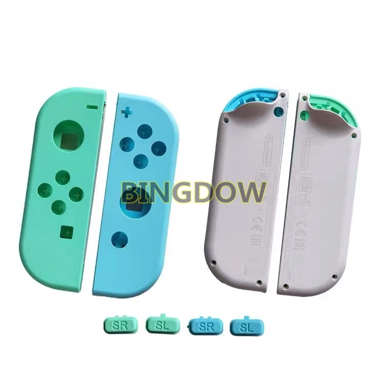 Чехол накладка с изображением животного для контроллера Nintendo Switch Joy Con боковые