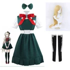 Костюм для косплея из аниме данганронпа 2, косплей-костюм для девочек Helloween, Карнавальная школьная форма и парик
