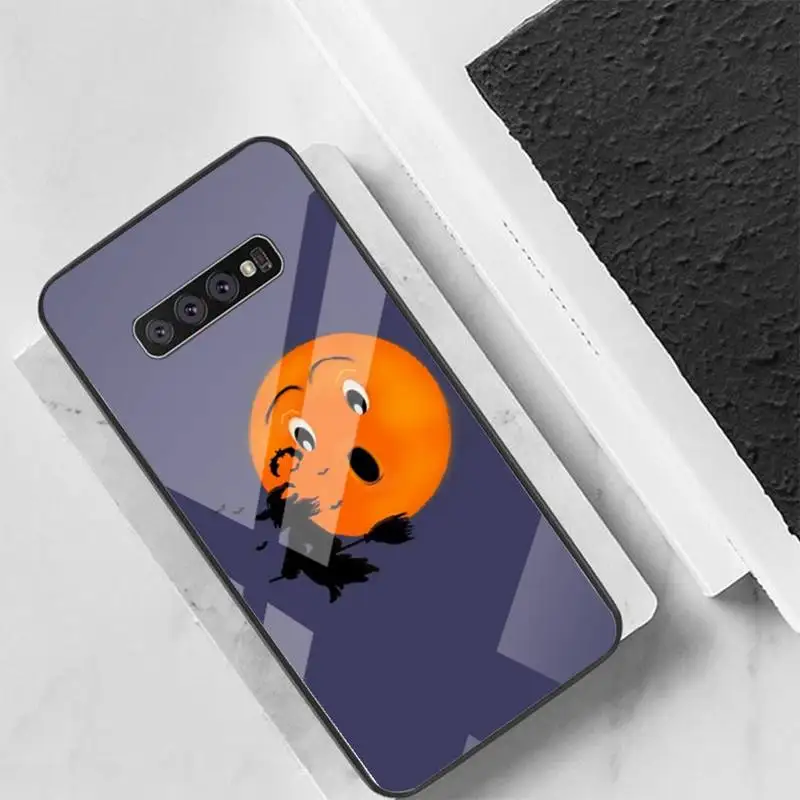 

Happy Halloween Phone Case Back Cover For Samsung Cases S20 Plus S10 NOTE 8 9 10 10PRO Tempered Glass Soft Silicone Edge