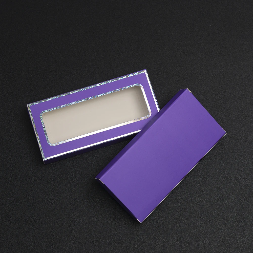 

Diamond Lash Boxes Packaging Eyelash Stripe Glitter
