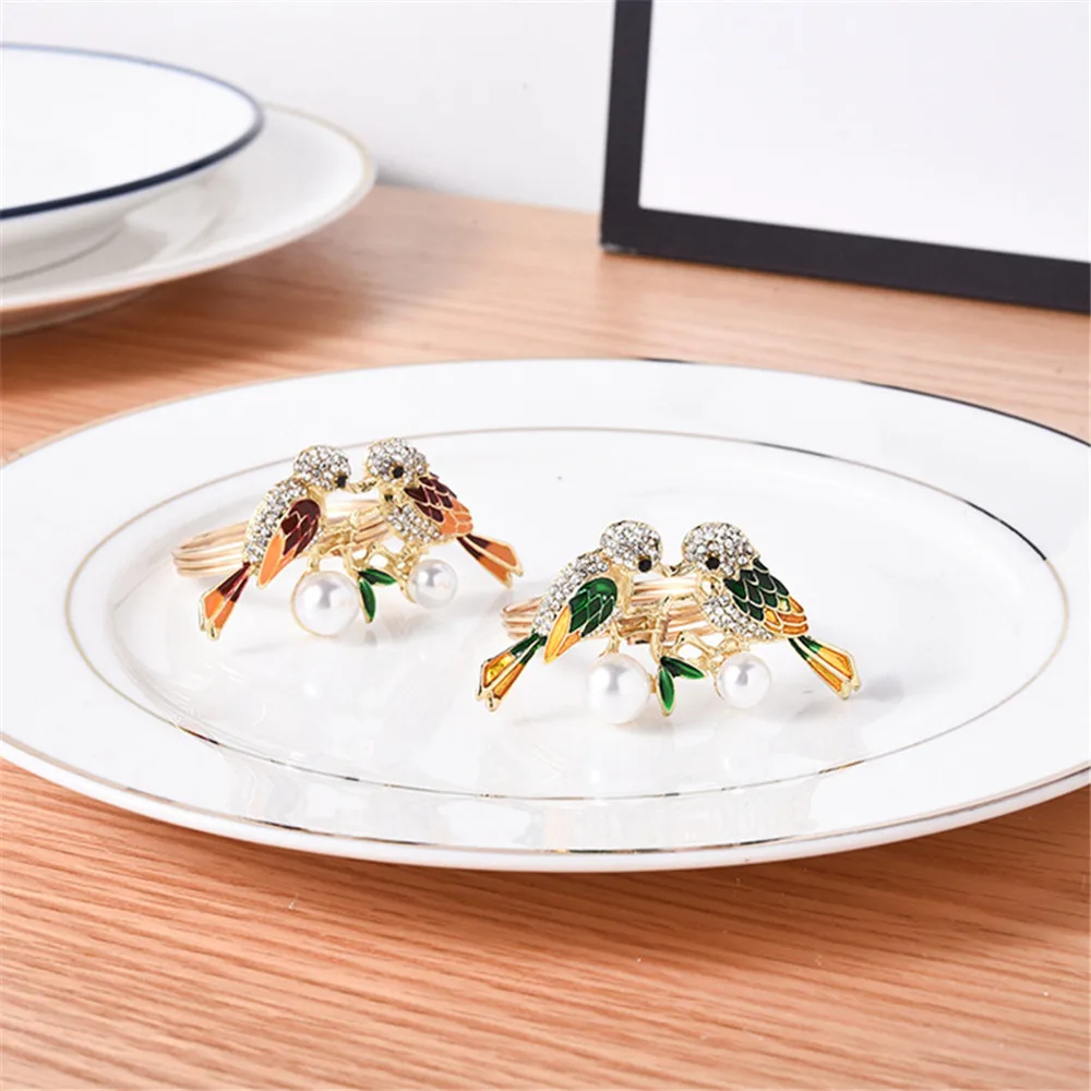 50 шт. кольцо для салфеток в виде птицы|Кольца салфеток| |